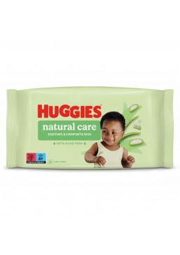 Детские влажные салфетки Huggies Natural Care, 56 шт